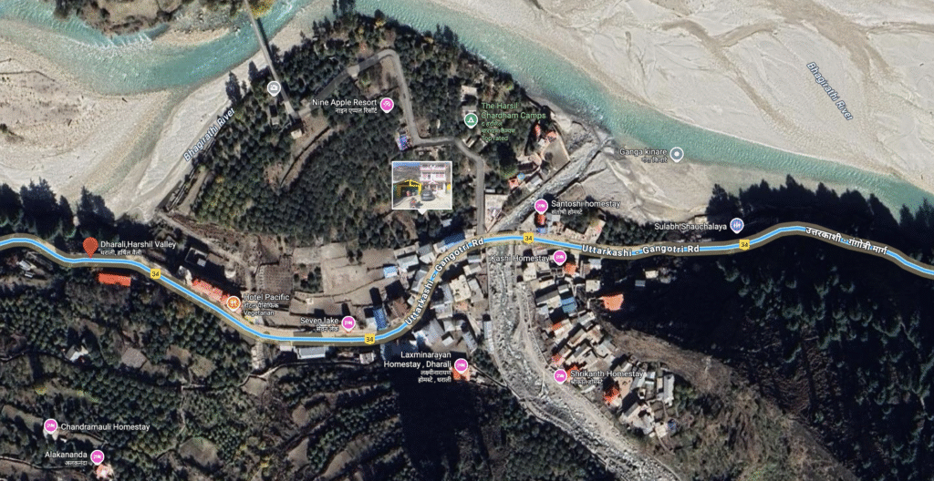 उत्तरकाशी के धराली गांव में बादल फटने से मची तबाही