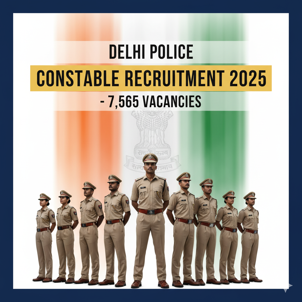 दिल्ली पुलिस कांस्टेबल भर्ती 2025